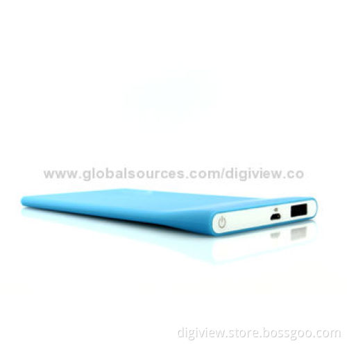 Polymer battery cell 2,100mAh power bank 4.5mm super slim phone charger